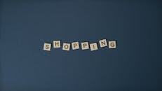 Close-Up Shot of Text on a Blue Surface