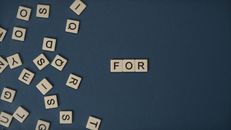 Scrabble Tiles on Flat Surface