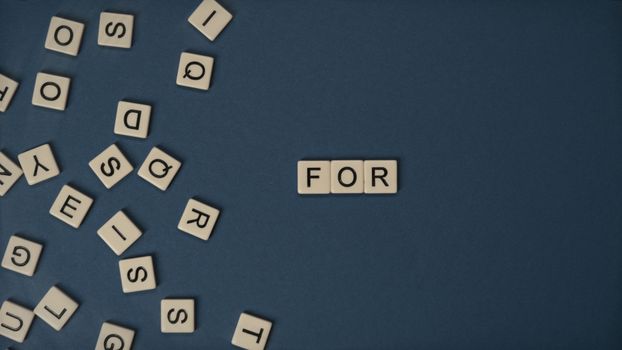 Scrabble Tiles on Flat Surface