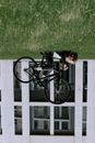 Man Riding Bicycle Upside Down