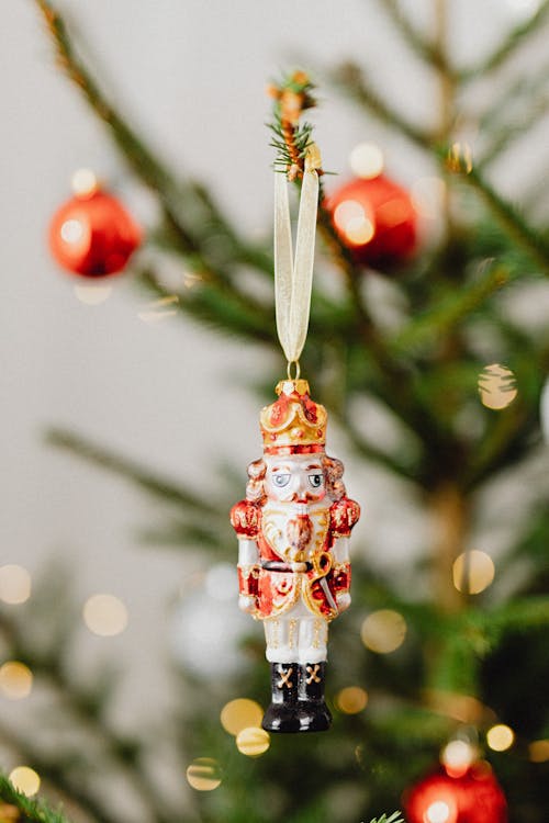 Close-up of Christmas Tree Toy Decoration