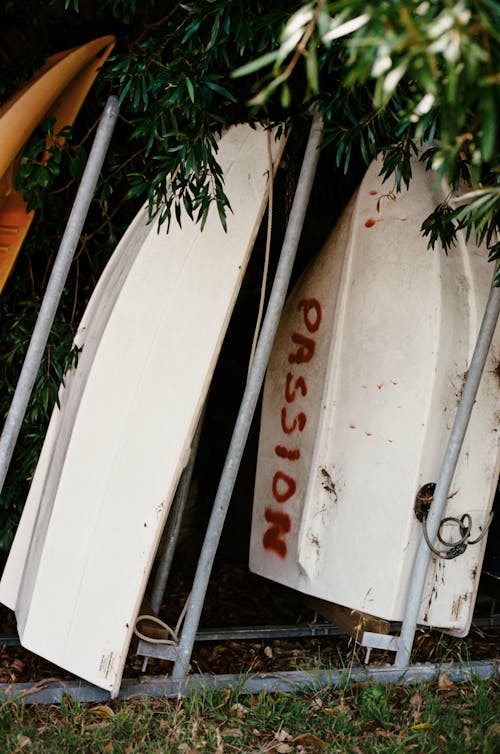 White and Red Wooden Board