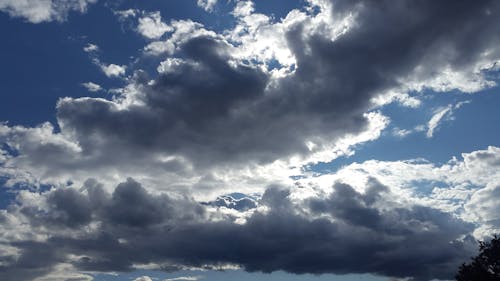 Free stock photo of clouds, sky, sunrays Stock Photo