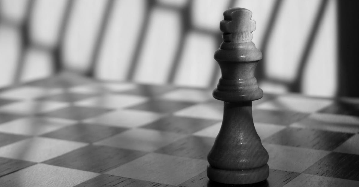 Free stock photo of black and white, board, chess