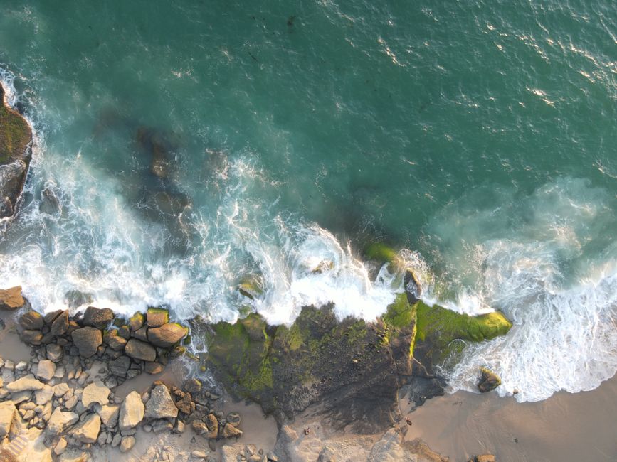 Laguna Beach rocky shoreline