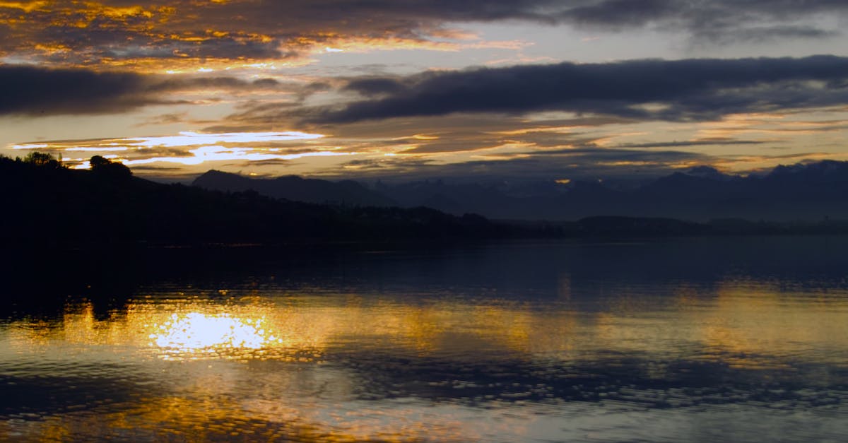Free stock photo of dramatic sky, golden, lake