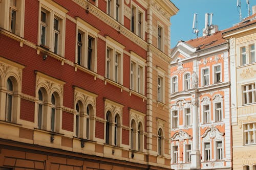 Free Photo of Buildings in an Old Town Stock Photo