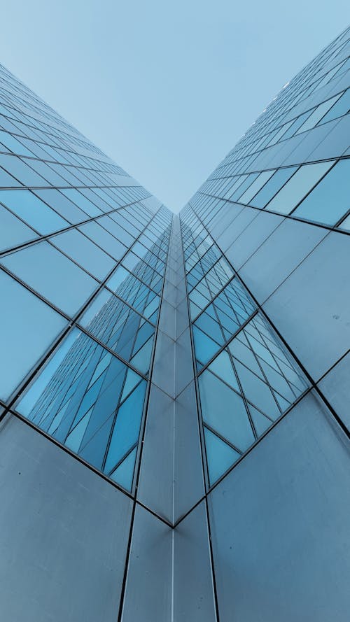 Low Angle Shot of Glass Building 