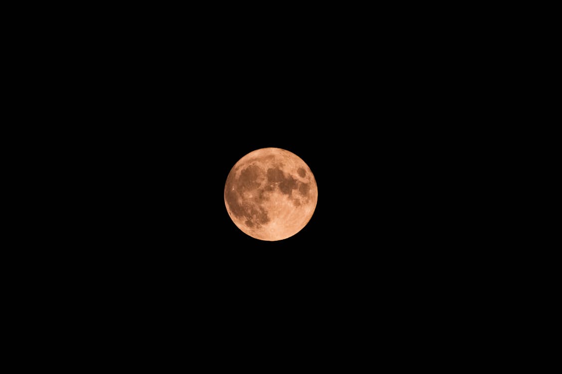 Foto stok gratis astrofotografi, bulan purnama, langit