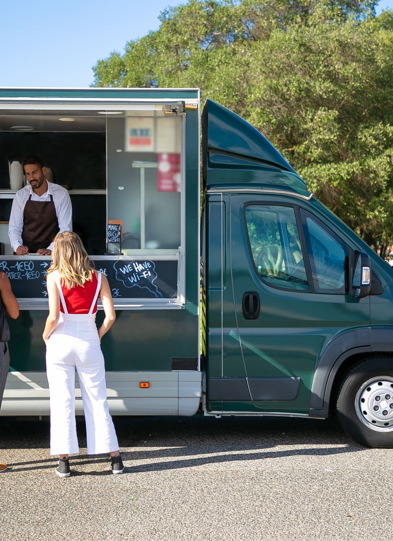 Food truck · Kiosk, built for KedaiPOS
