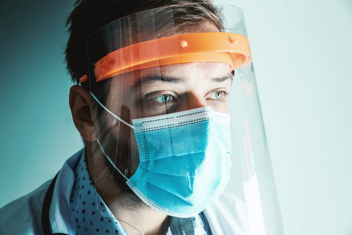 A Doctor Wearing Personal Protective Equipment