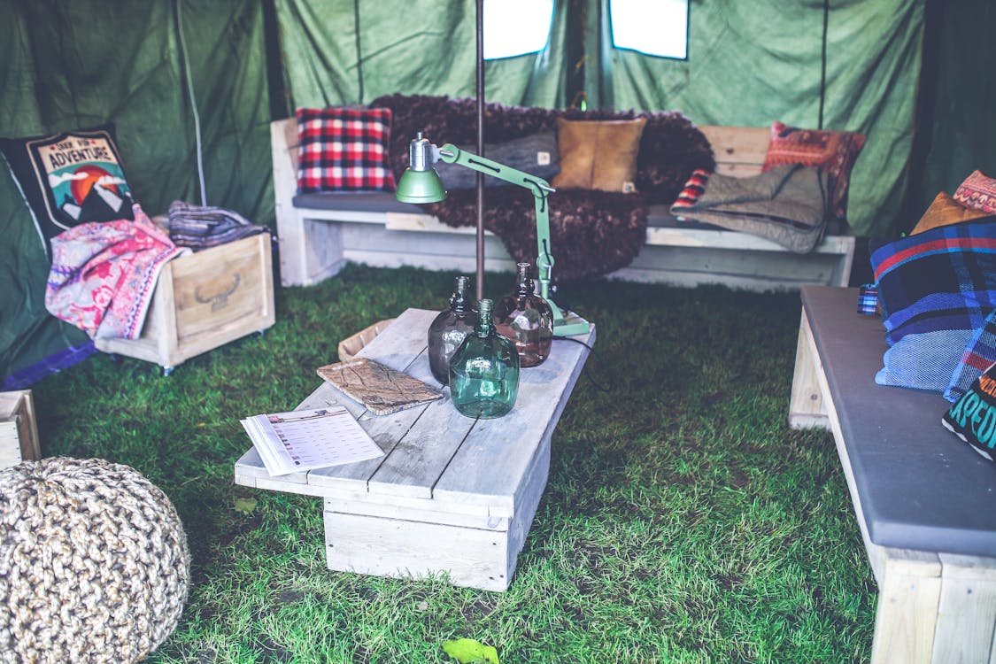 Ücretsiz bağbozumu, çadır, dekor içeren Ücretsiz stok fotoğraf Stok Fotoğraflar
