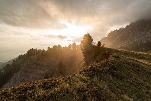 Sunrise Above Mountain