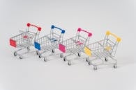 Close Up Photo Of Mini Shopping Carts