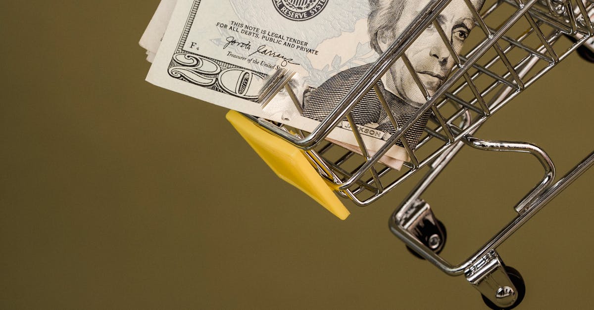 Photo by Sora Shimazaki Close-up of US dollar bills inside a miniature shopping cart, symbolizing financial transactions.