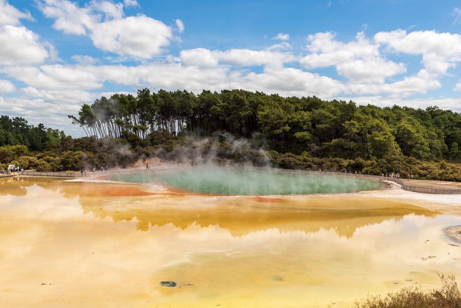 Kuirau Park public hot pools, Rotorua, New Zealand