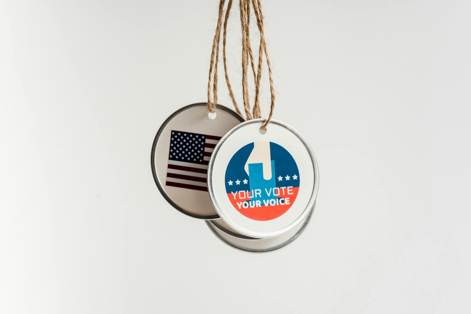 Voting Badge on String