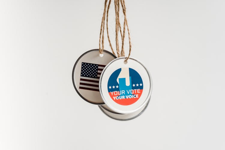 Voting Badge On String