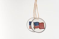 Pendants with the Flag of America Design