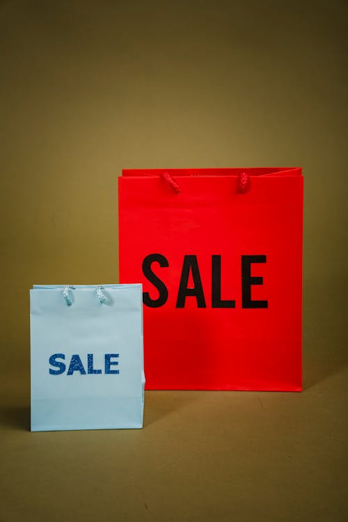 Free Shopping Paper Bags Stock Photo