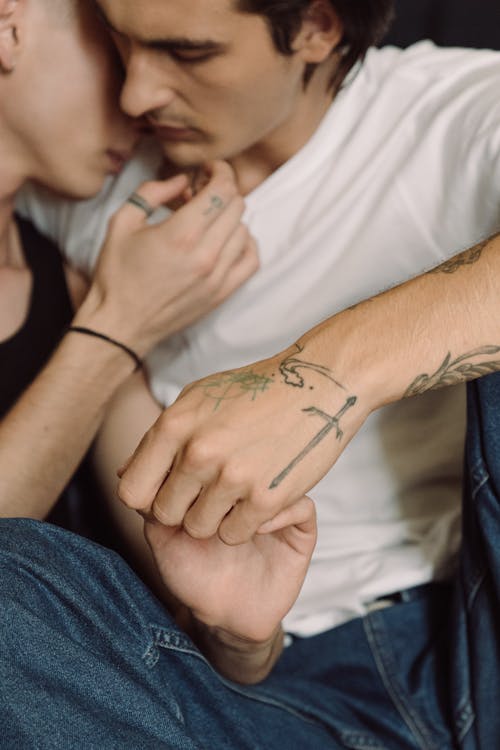 Free A Couple Holding their Hands Stock Photo