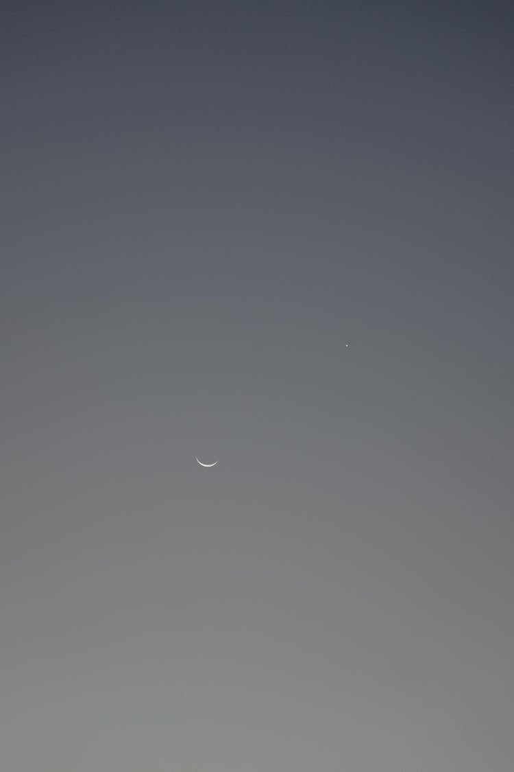 A Crescent Moon In The Sky 