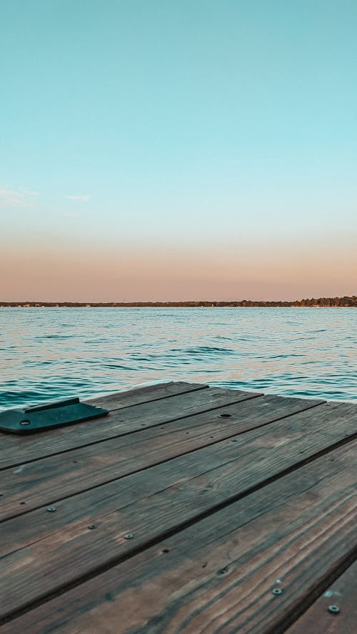 Free stock photo of dock, lake, sunrise