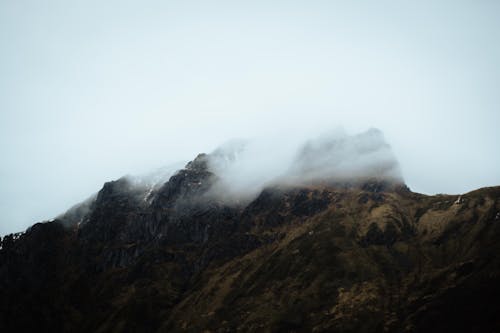Mountain Peak amidst Clouds