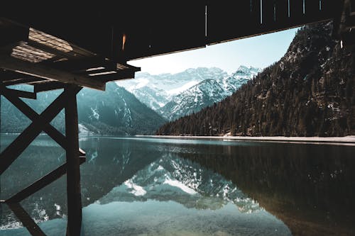 Immagine gratuita di calma, lago, montagna