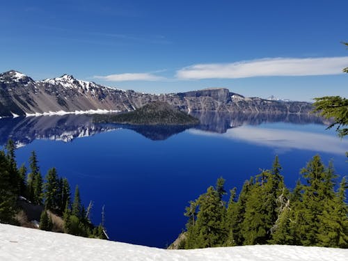 Kostenloses Stock Foto zu landschaftsbild des kratersees