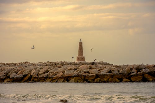 Foto d'estoc gratuïta de far, navegació, roques