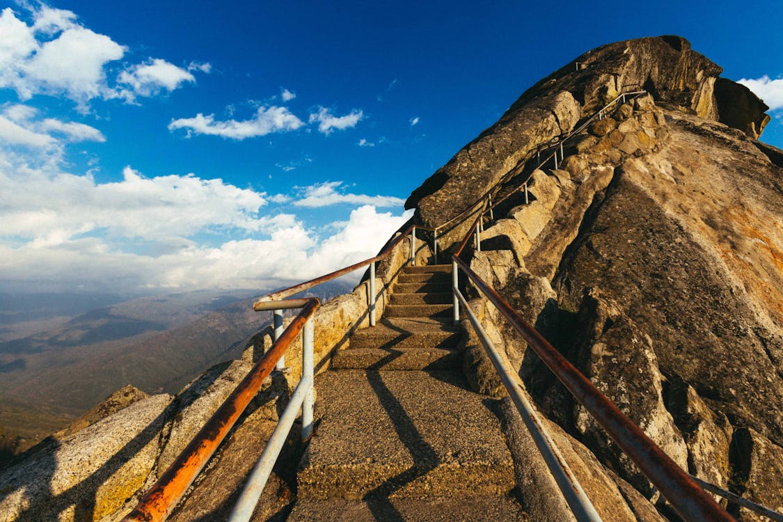 Бесплатное стоковое фото с morro, гора, закат