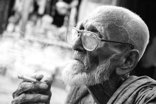 Free Man Wearing Eyeglasses Stock Photo