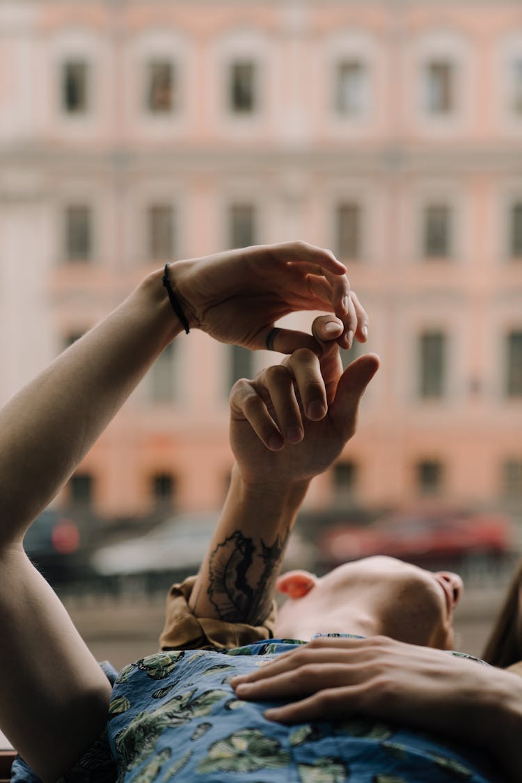 A Couple Holding Hands