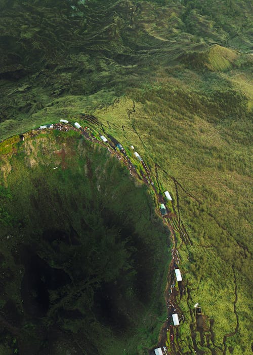 Foto profissional grátis de abismo, aéreo, buraco