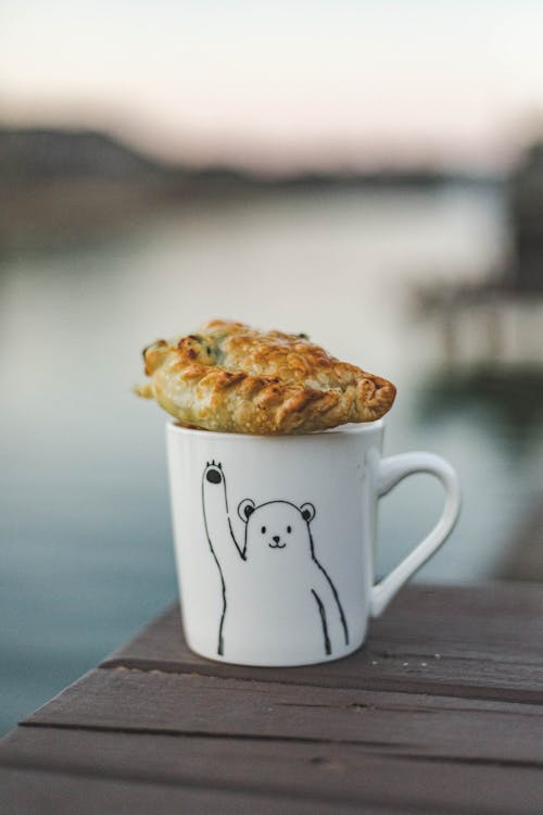 Pastry on a Coffee Cup