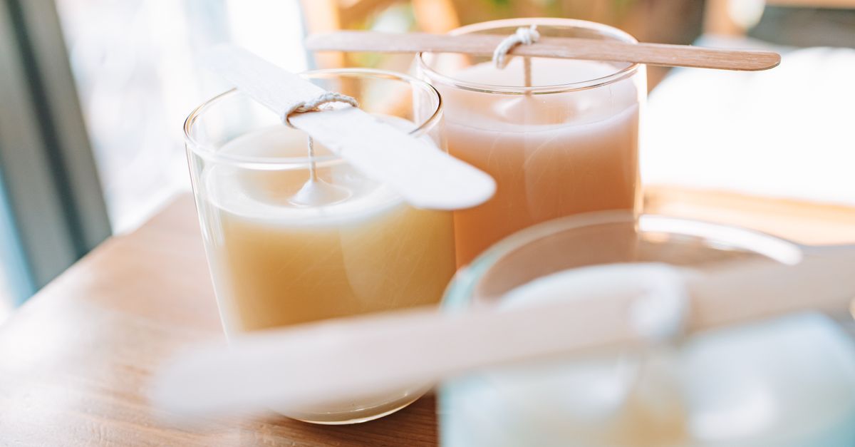 Candle wicks in different sizes for candle making