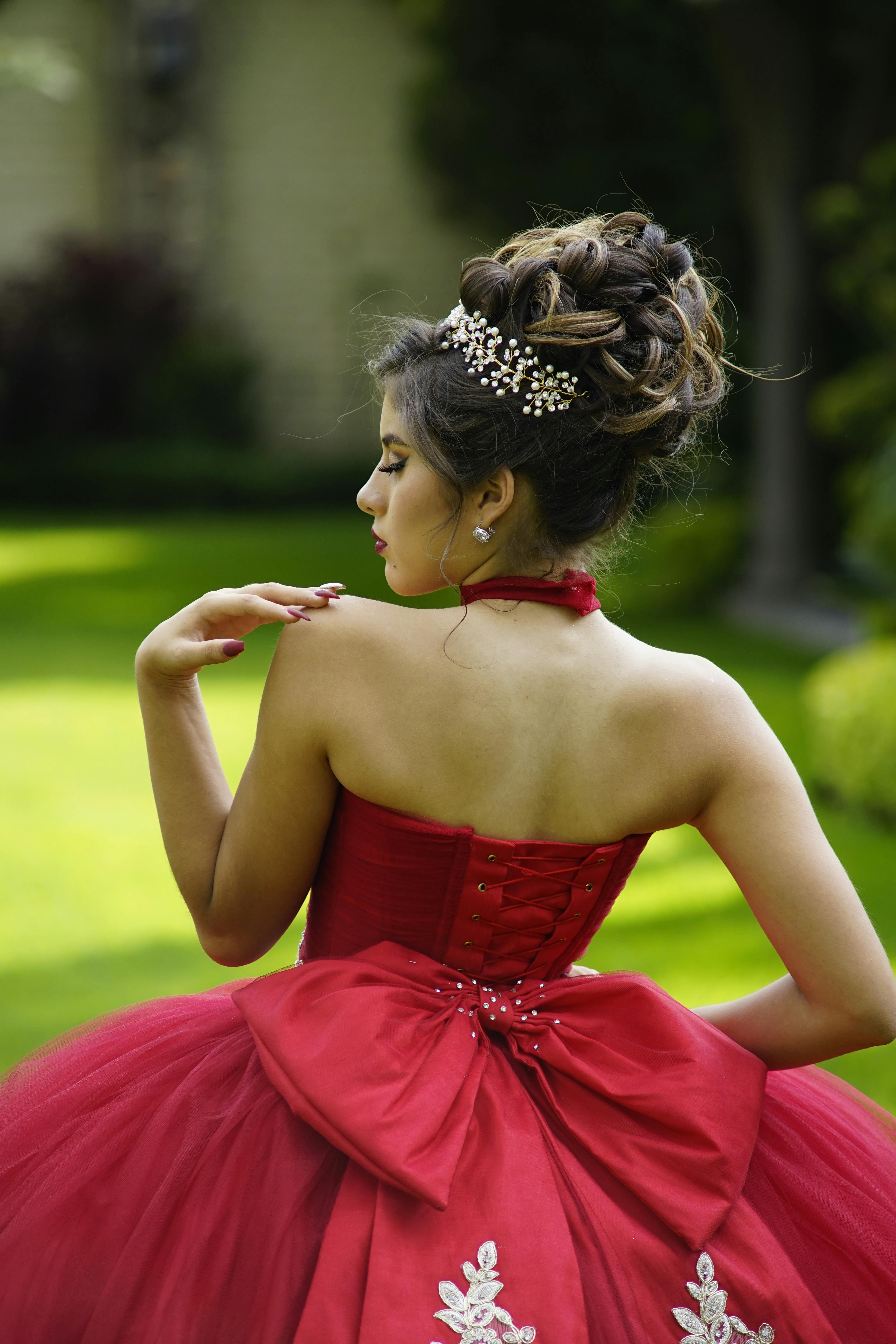Free Photos - A Beautiful Woman In A Multicolored Dress That Gracefully  Flutters Around Her As She Poses For The Picture. Her Stunning Appearance  Captures The Viewer's Attention. | FreePixel.com