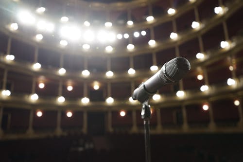 Microphone inside an Auditorium