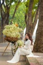 Slim Lady Wear Tight Short White Dress, Sitting on Sidewalk Stock Photo -  Image of gathered, cute: 64795030