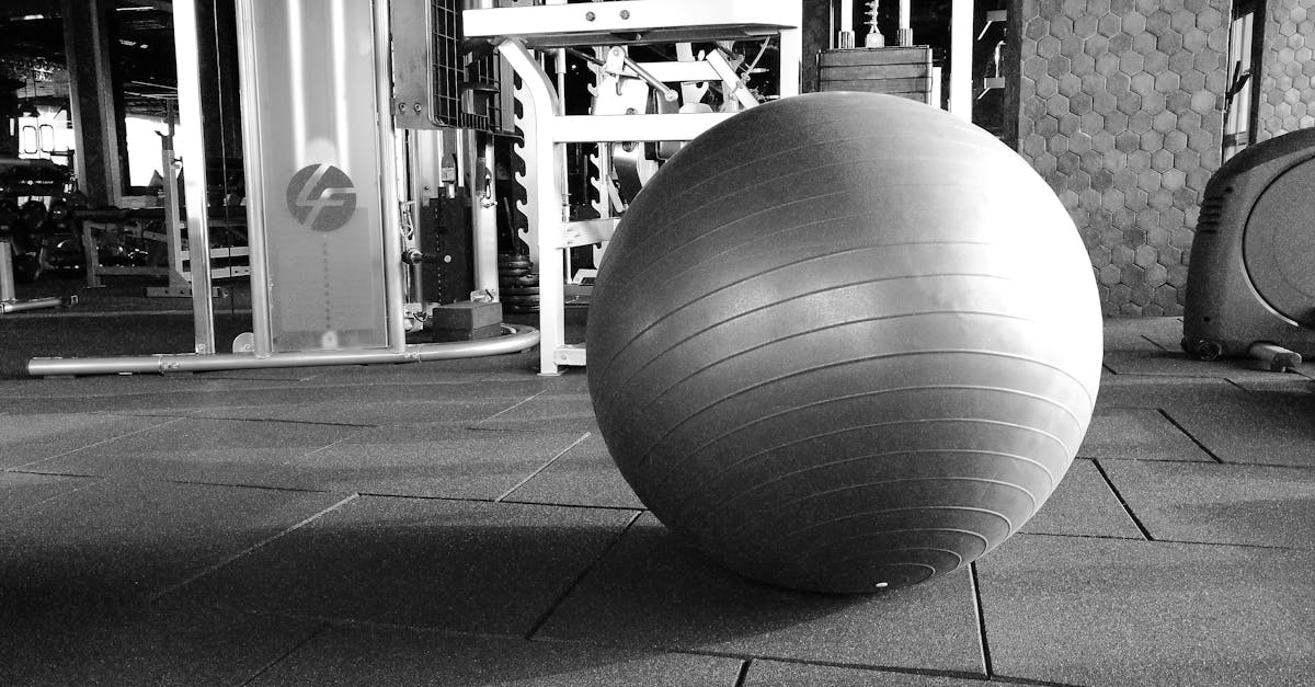 Free stock photo of black and white, gym, Gym ball