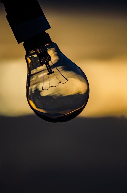 Free Light Bulb in Close-up Photography Stock Photo