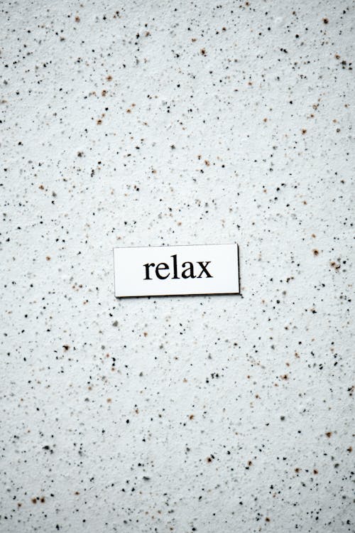 relax word photography