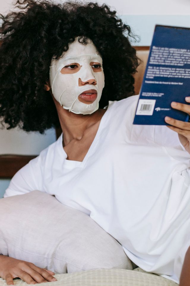 Resting with the masque on