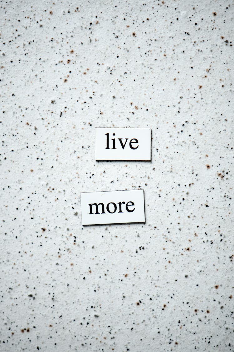 Live More Printed Text 