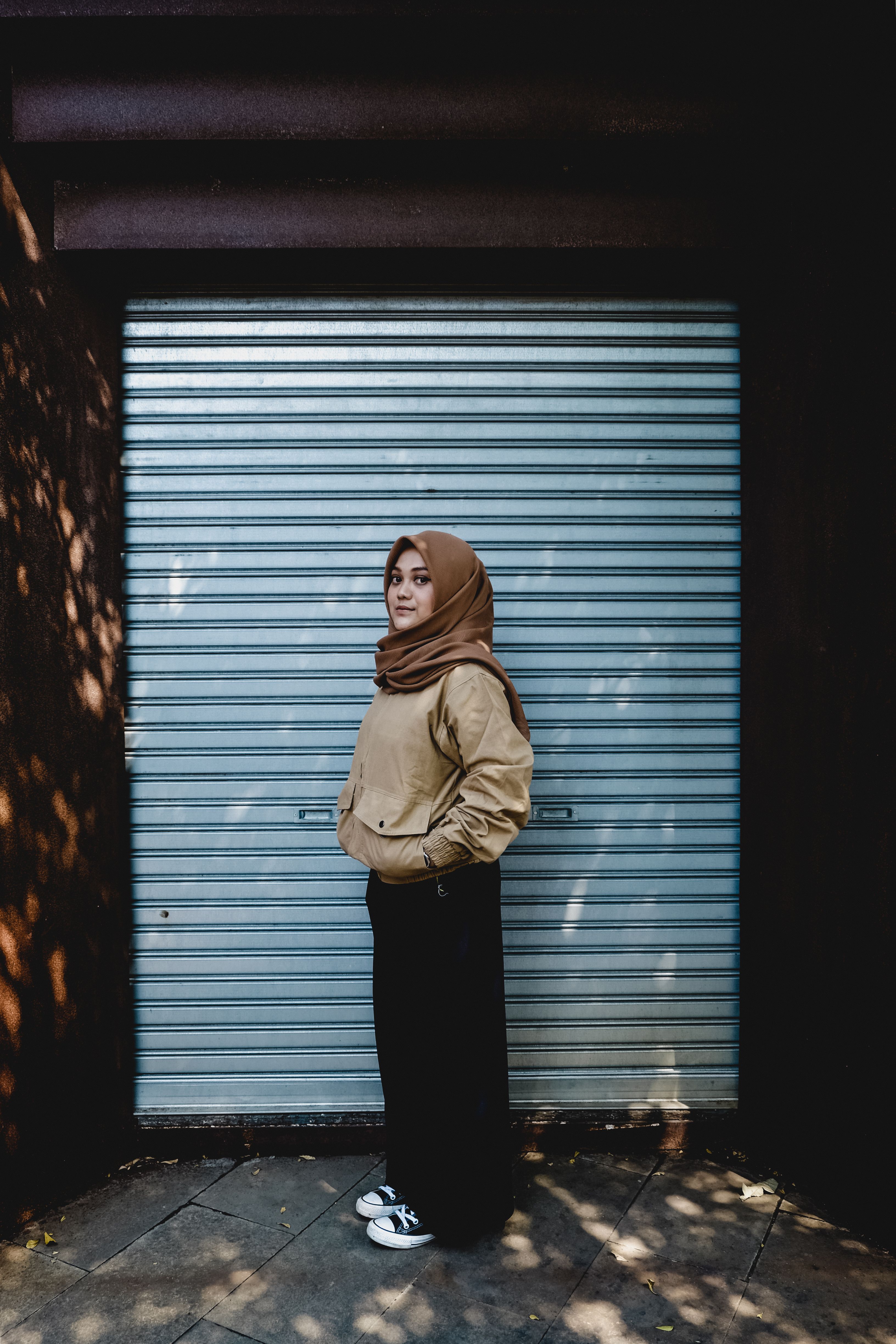 A Woman in Brown Hijab · Free Stock Photo