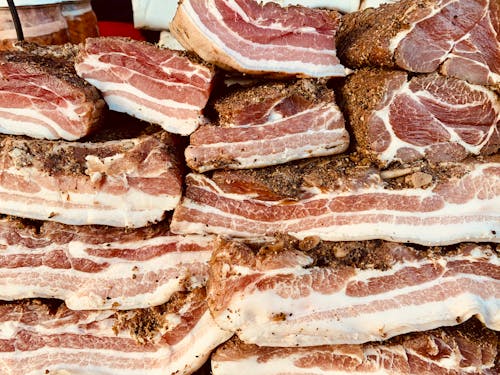 Free Aged Pork Slices Stock Photo