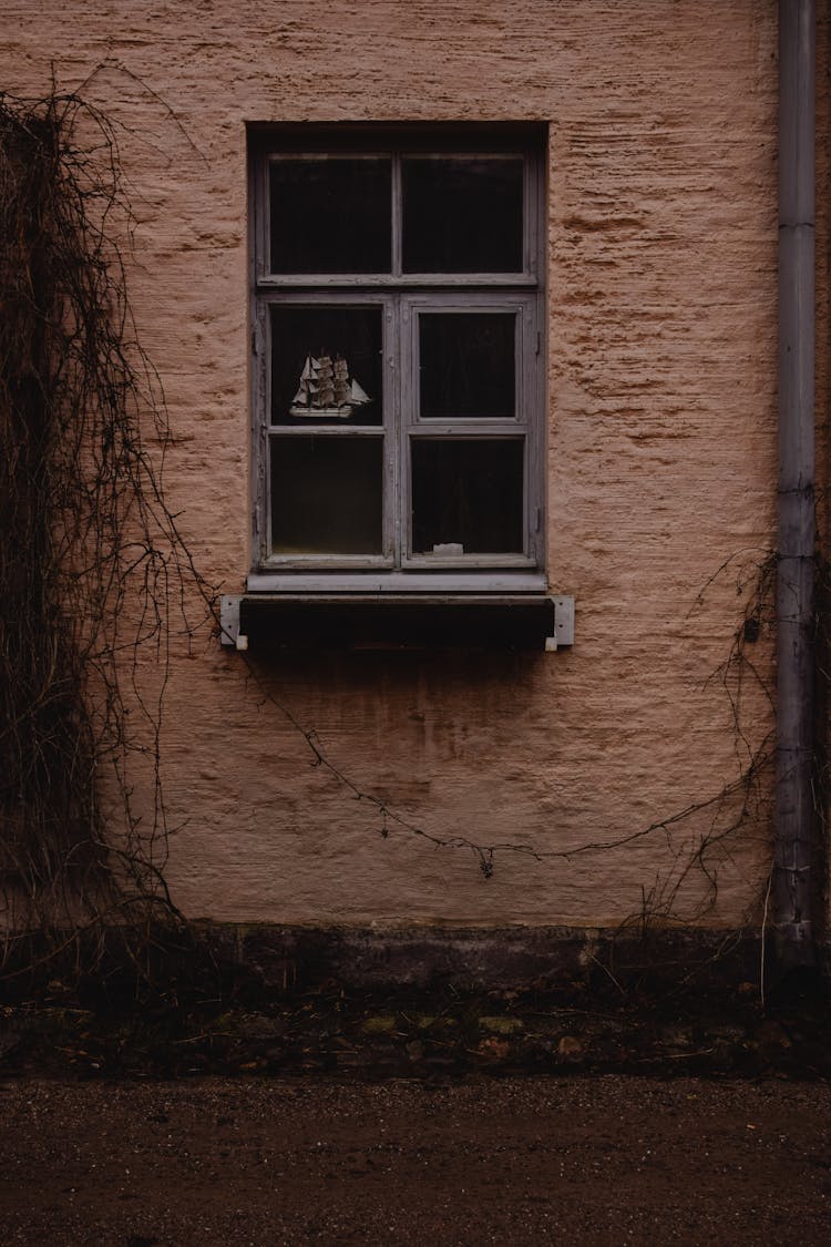 A Wooden Frame Window