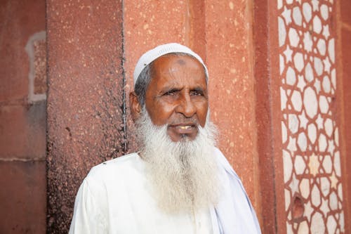 A Muslim Man with Gray Beard