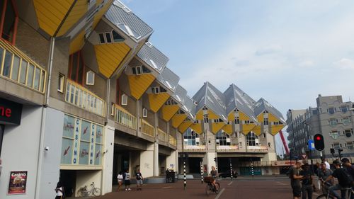 Free stock photo of cube houses Stock Photo
